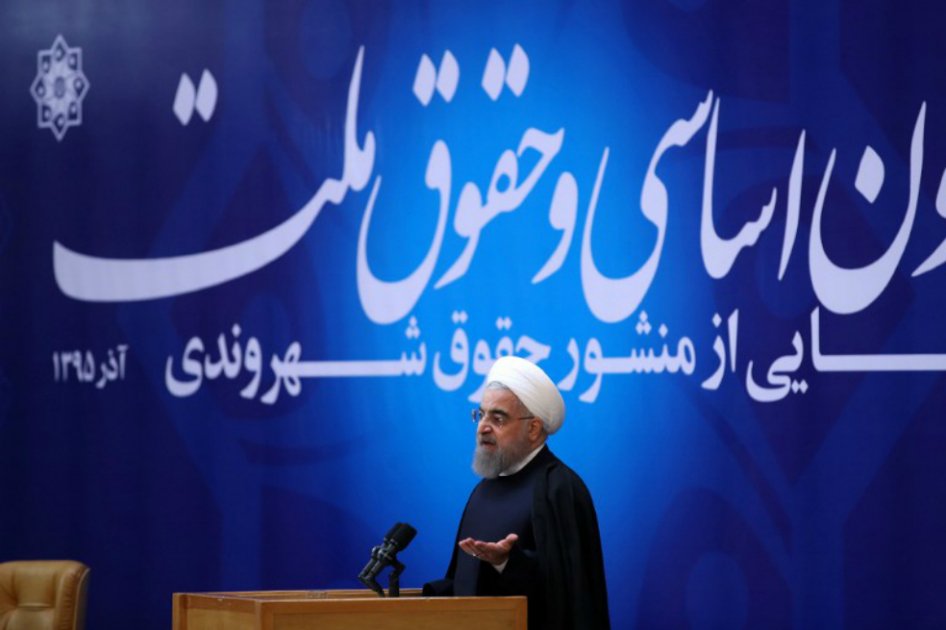 El presidente de Irán, Hasan Rohaní. / AFP