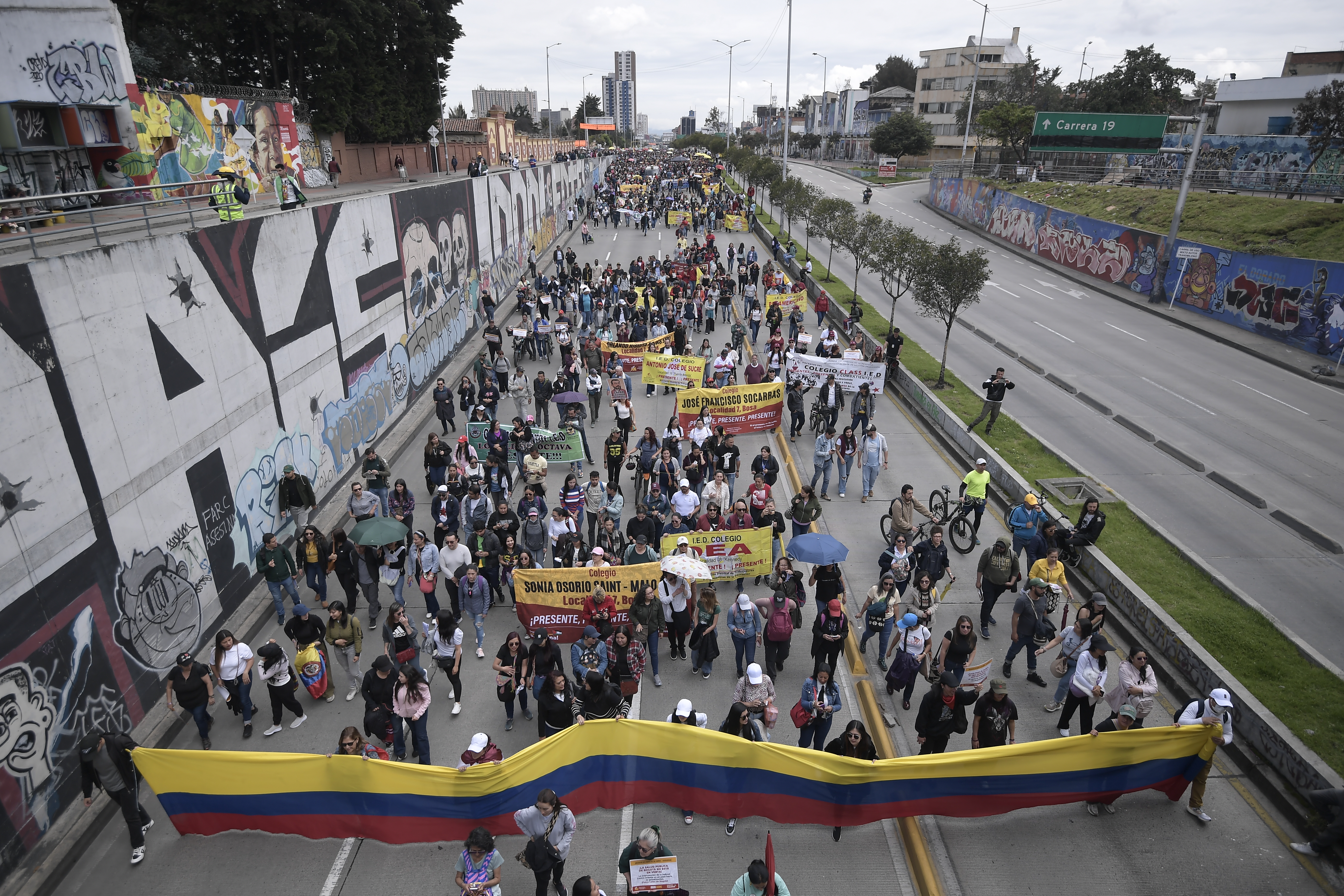 ¡Agéndense! Esta es la programación de manifestaciones para esta semana en Bogotá