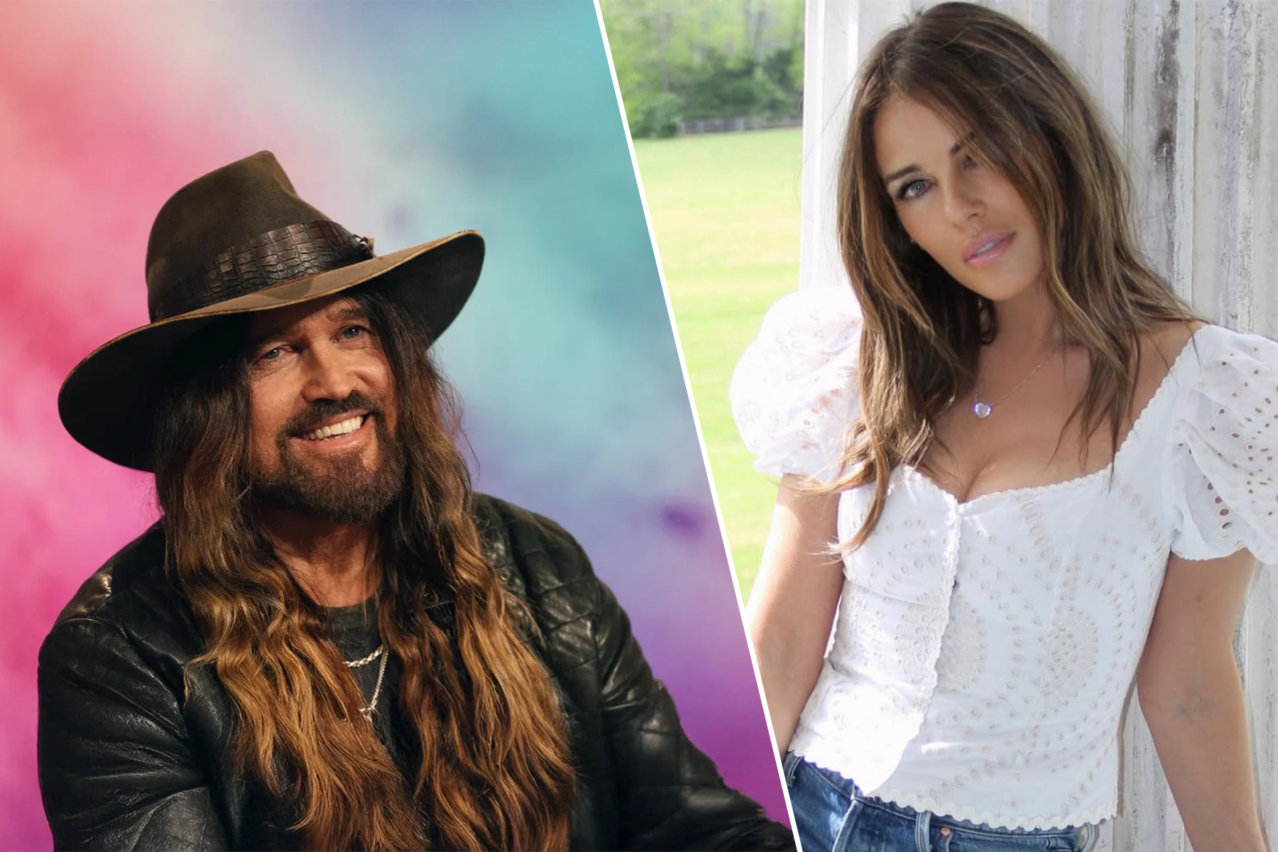 Papá de Miley Cyrus, Billy Ray Cyrus y la actriz Elizabeth Hurley son novios