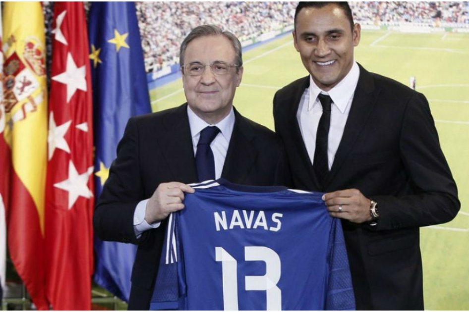 Florentino Pérez pide perdón a Keylor Navas