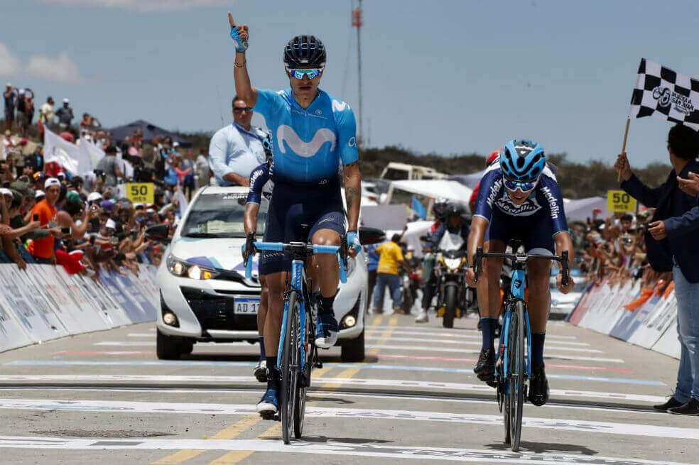 Winner Anacona mantuvo el liderato de la Vuelta a San Juan
