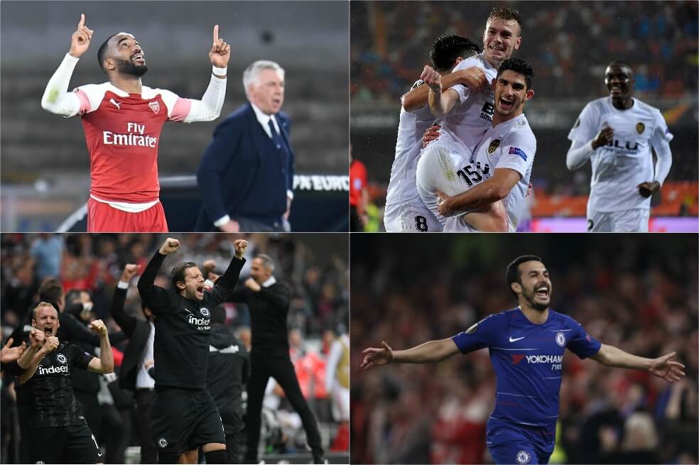 Así se jugarán las semifinales de la Liga de Europa