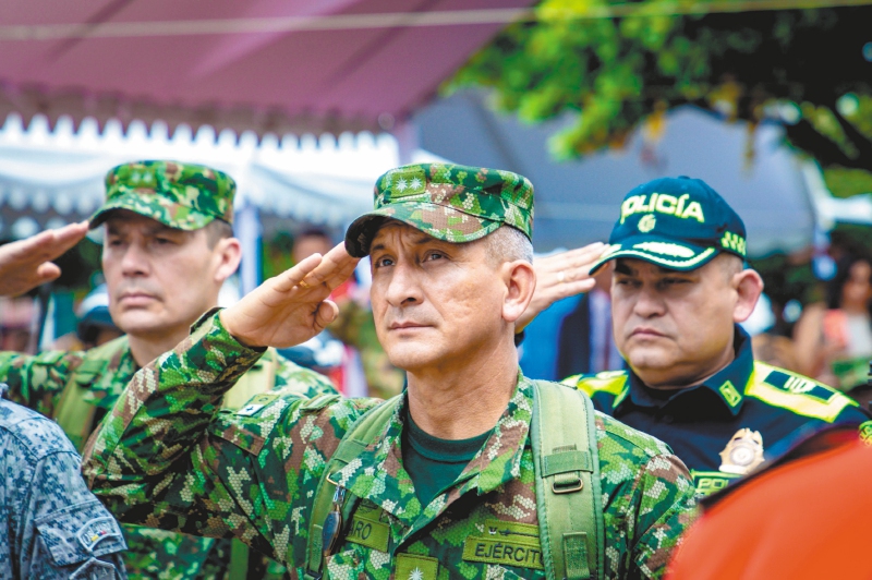 El general Fabio Leonardo Caro lleva más de 30 años en el Ejército. / Ejército