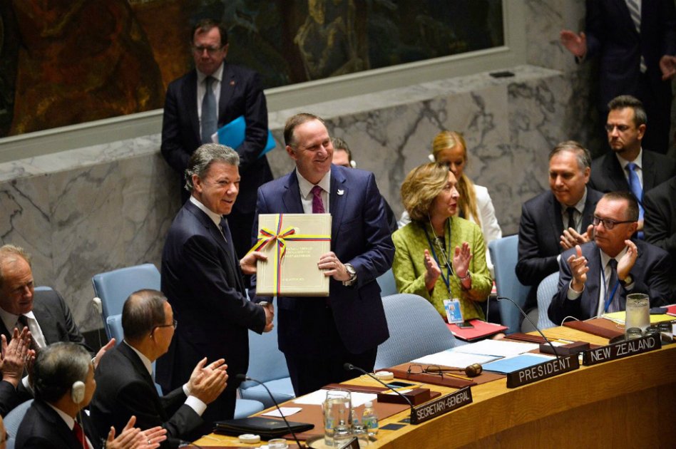 Santos presentó acuerdo final de Paz ante Consejo de Seguridad de la ONU