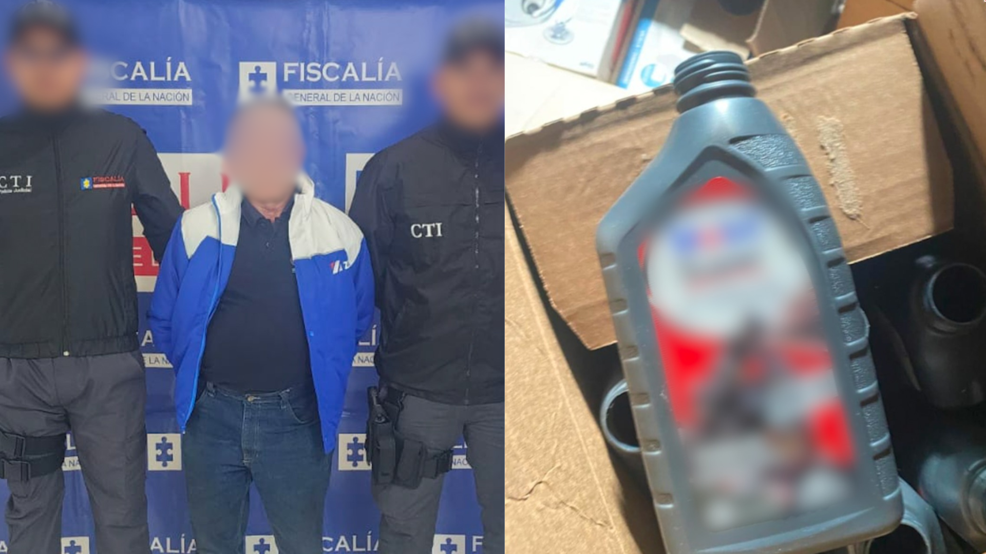 Tres casas al sur de Bogotá fabricaban y vendían aceite adulterado para carros