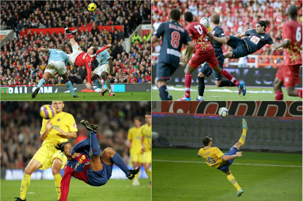 Doce goles acrobáticos para recordar