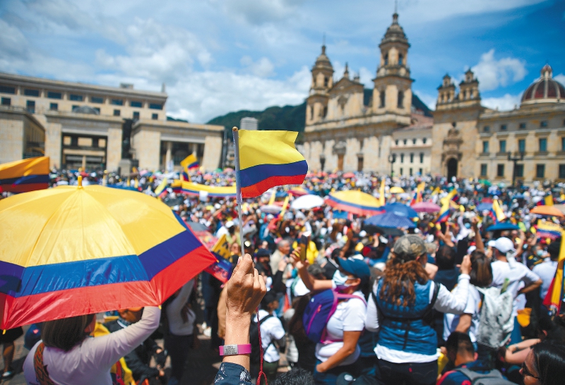 Esta será la programación de marchas esta semana en Bogotá