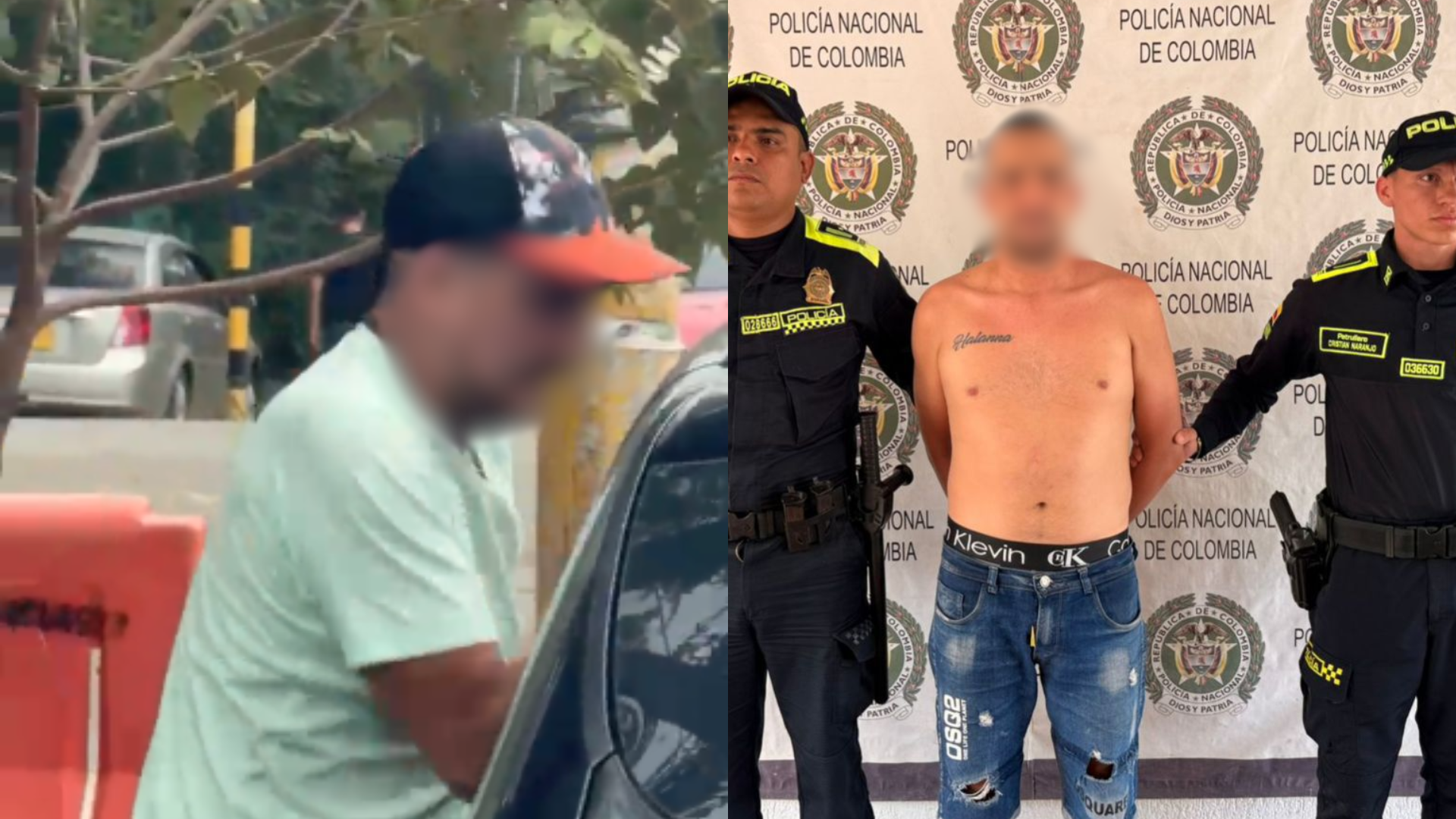 Cayó en Girardot delincuente que robó cadena de oro a conductor en un semáforo