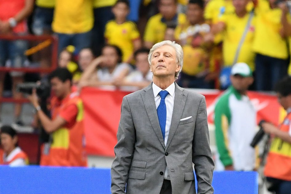José Pékerman, técnico de la selección de Colombia. Foto: AFP