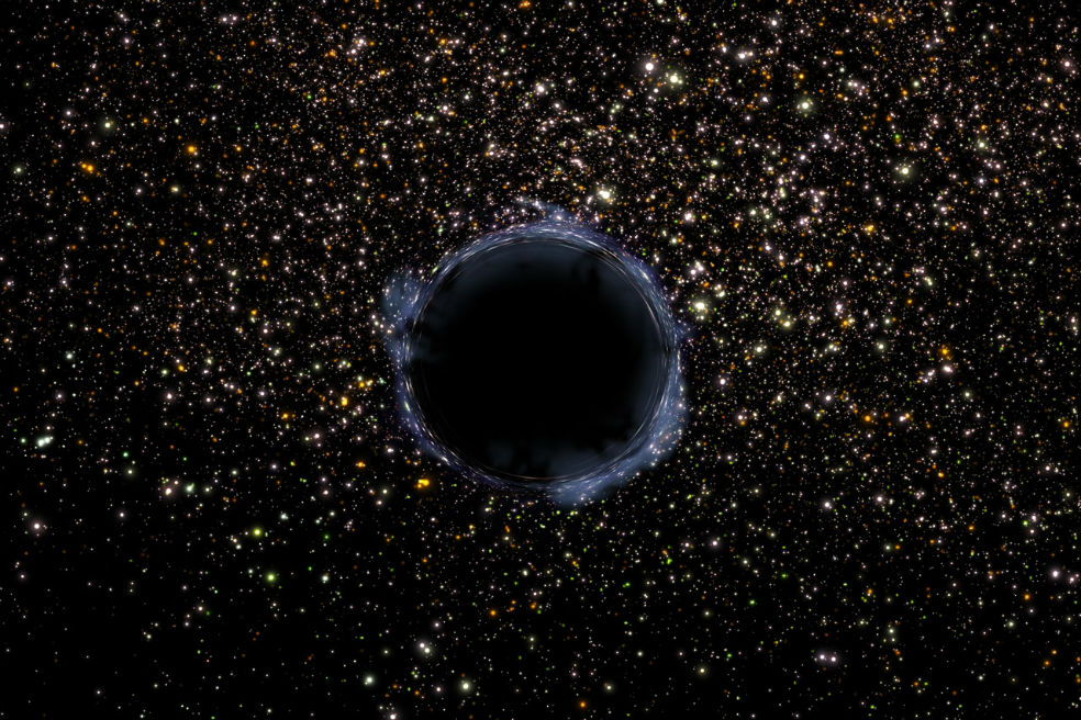Un agujero negro del tamaño de Júpiter podría estar vagando en esta galaxia