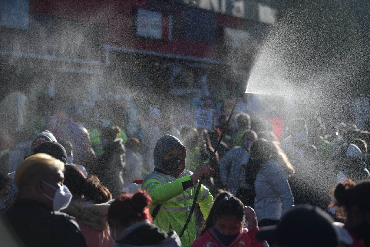 Fumigaciones en San Victorino: tranquilo, solo era agua