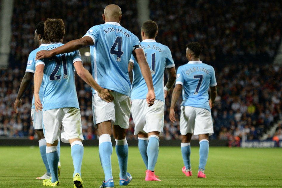 Manchester City golea en casa al West Brom y es líder de la Premier