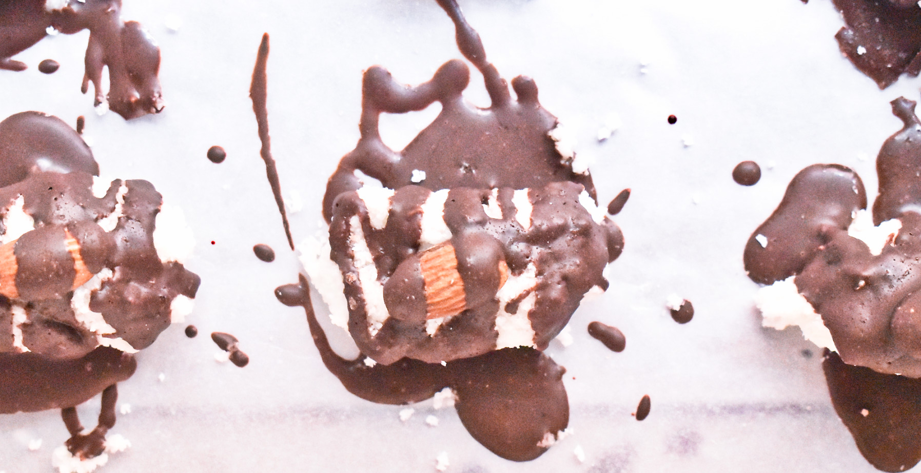 Bocados de coco y chocolate para este lunes festivo