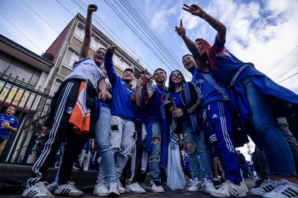 Así está el ambiente en El Campín para la final entre Millonarios y Nacional.