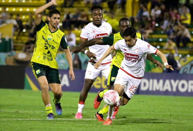 Santa Fe, eliminado de la Liga BetPlay: igualó con Huila en Neiva