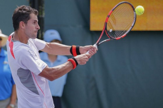 Santiago Giraldo, eliminado del ATP 250 de Houston. Foto: AFP