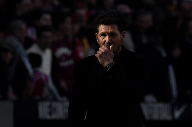 Diego Simeone y la tarea de eliminar al Liverpool de Klopp