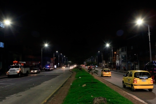La nueva cara del centro de Bogotá iluminado con tecnología LED