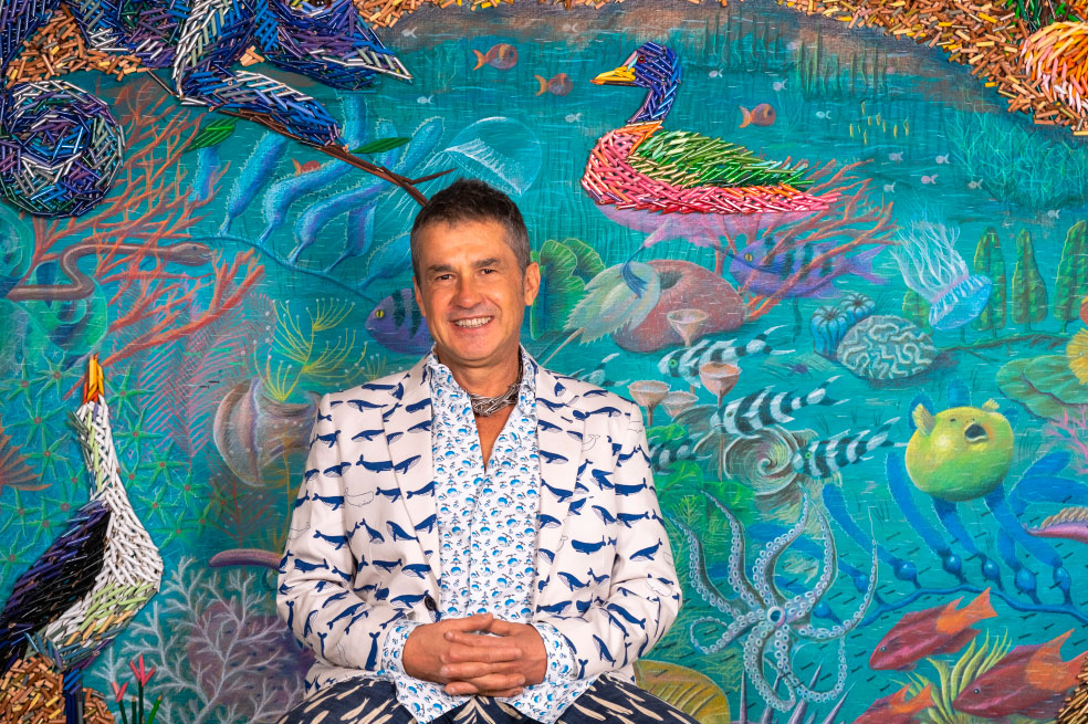 Federico Uribe, el hombre que convierte balas en obras de arte