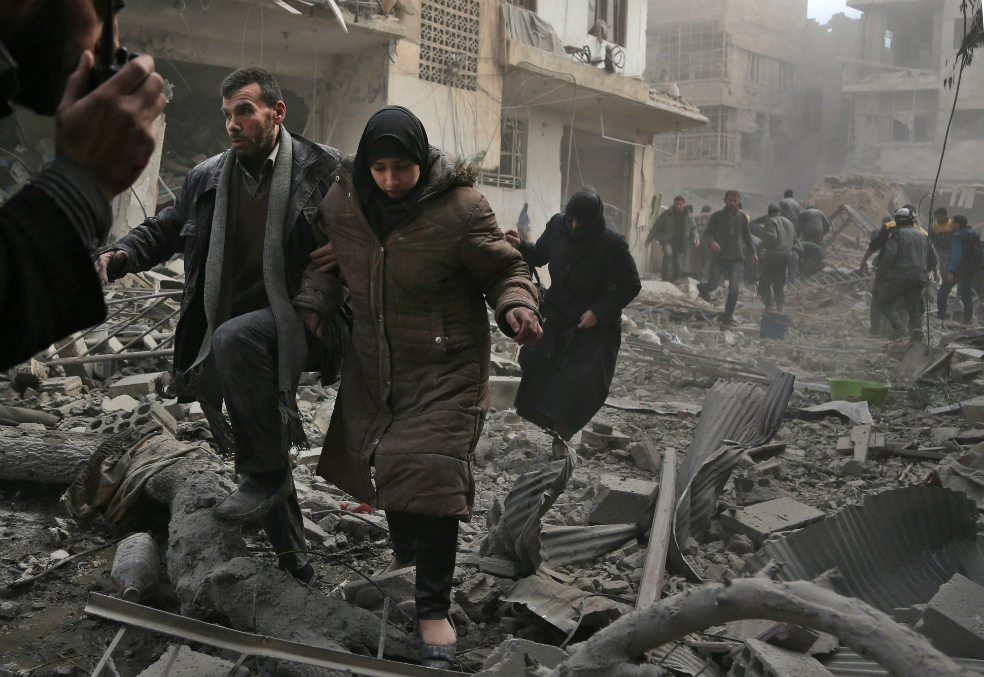 Guerra en Siria: el «pulmón verde» de Damasco arde con bombas, hambre y armas químicas