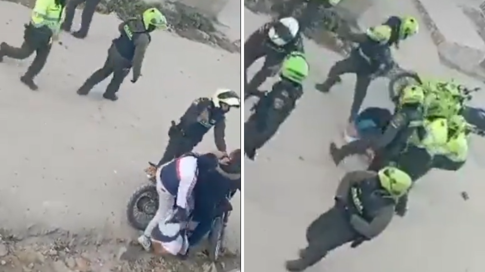 Abuso policial: en video quedó registrado cómo uniformados agredieron a ciudadanos en Soacha