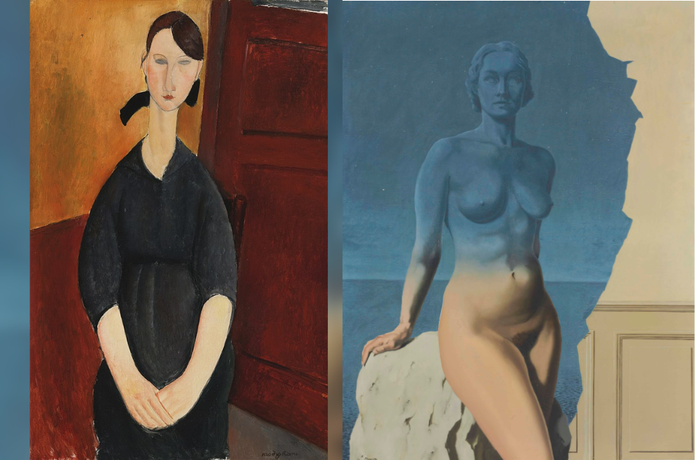 Las obras de Modigliani, Magritte y Hockney estarán en subasta en Hong Kong