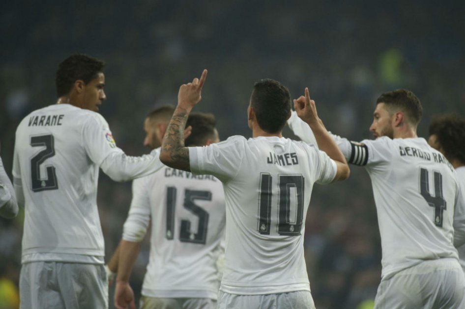 James continuaría como titular en el Real Madrid; Bale no se entrenó