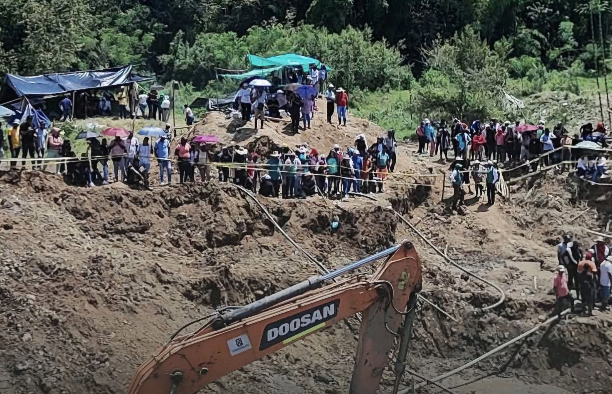 Hallaron muertos a los seis mineros atrapados en mina de Santander de Quilichao
