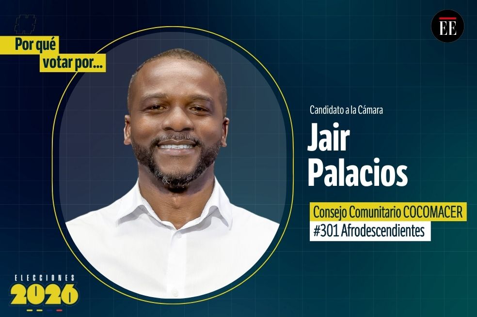 “Por qué votar por”: Jair Palacios, candidato a la Cámara