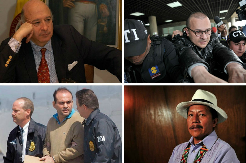 El ‘top’ de las personas condenadas por los escándalos más sonados en Colombia en 2015