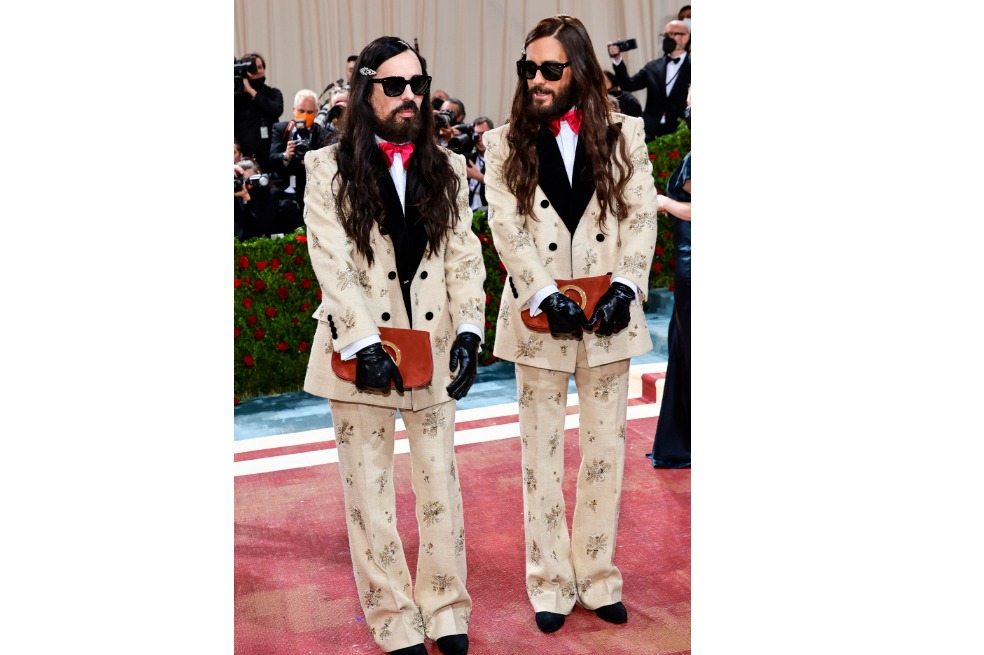Alessandro Michele y Jared Leto en la Met Gala 2022