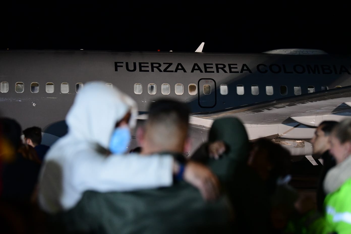 Llegada colombianos repatriados desde Israel