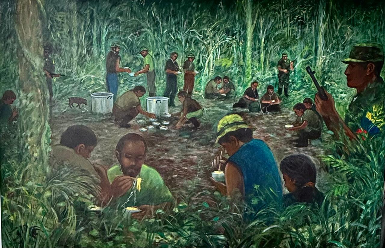 Así nació la primera exposición de arte en torno al secuestro en el país que inauguró la JEP