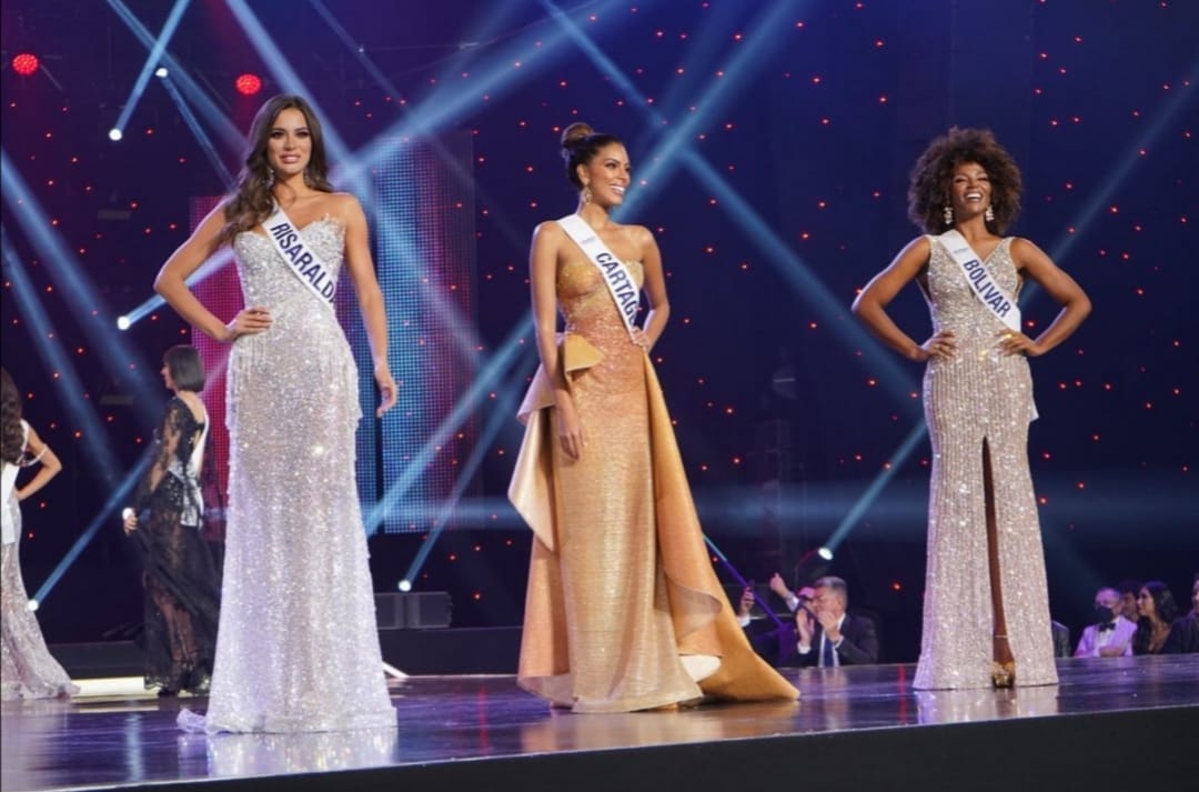 Las candidatas de Risaralda, Cartagena y Bolívar fueron las tres finalistas de Miss Universe Colombia 2021.