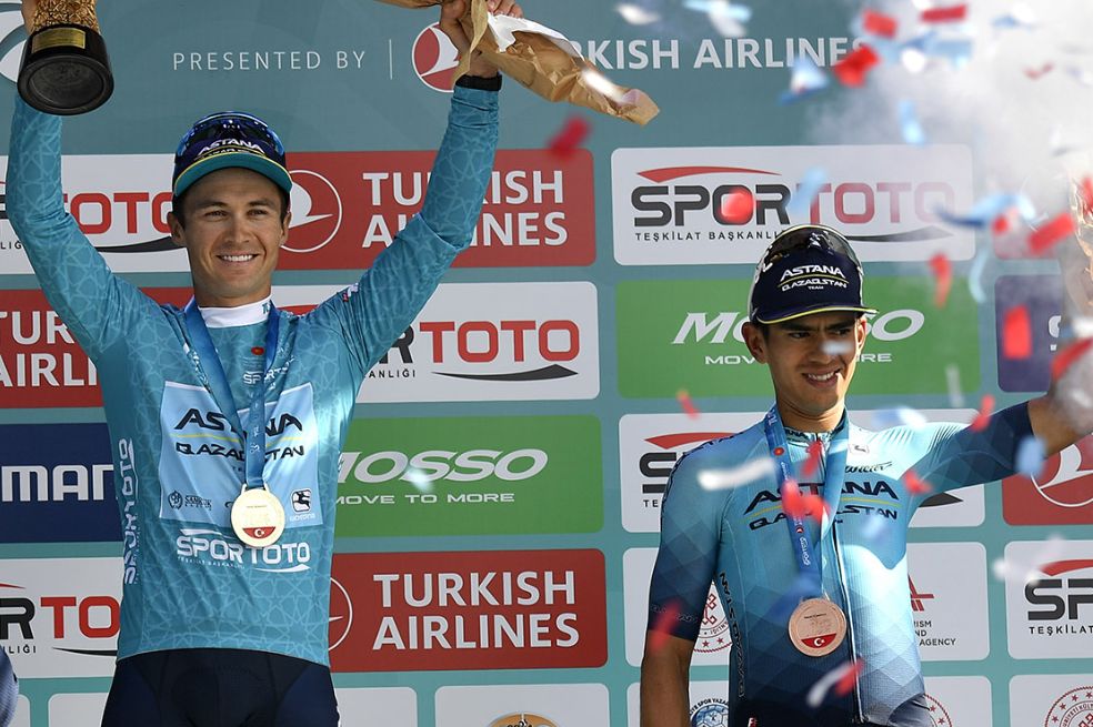 Harold Tejada y un buen resultado en el Tour de Turquía: quedó tercero de la general