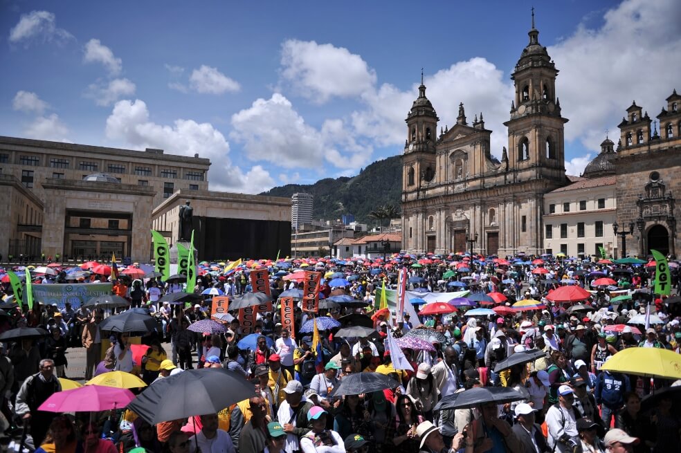 Razones para marchar en el paro nacional