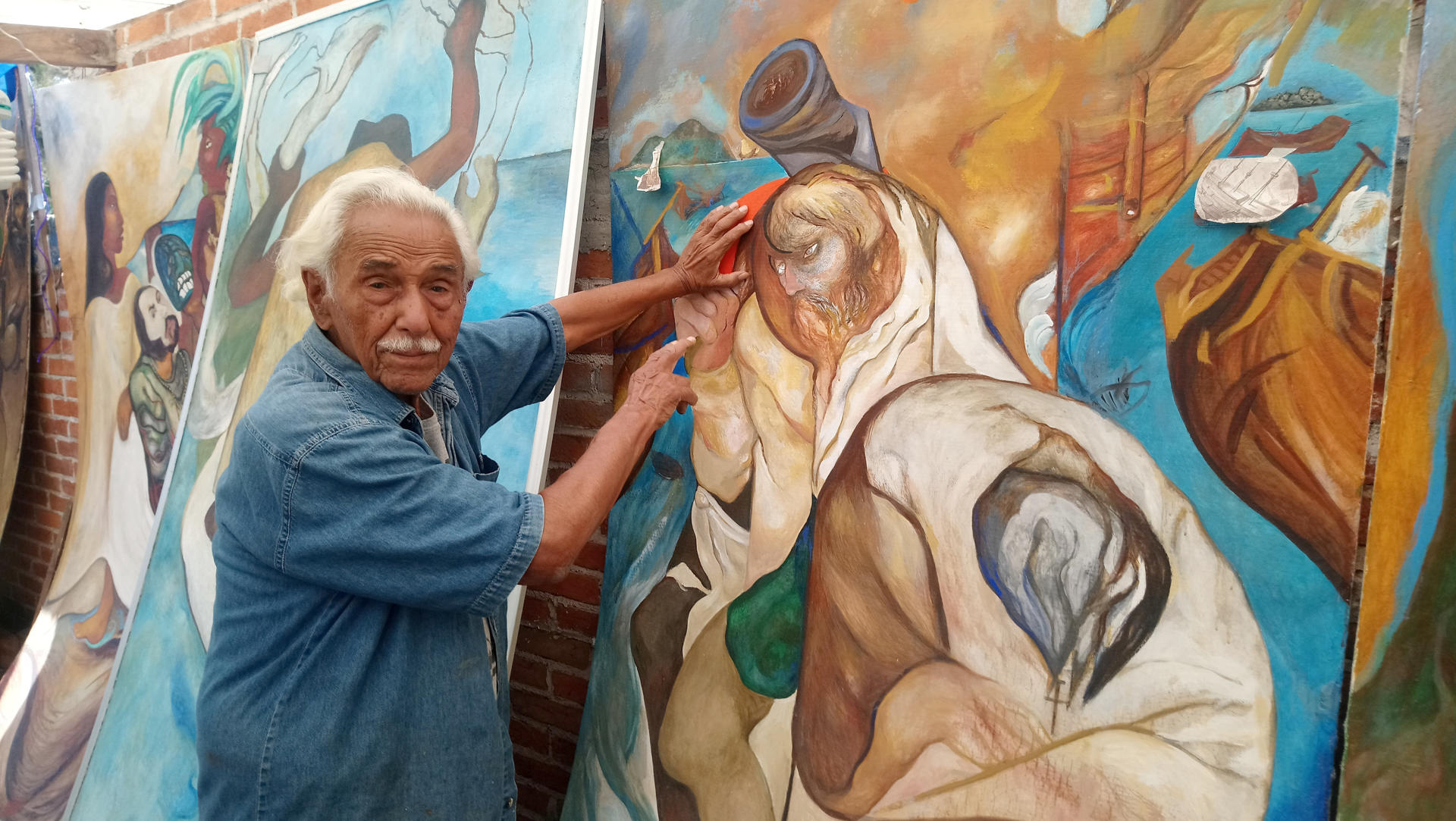 Muere Melchor Peredo, uno de los últimos muralistas mexicanos, a los 99 años