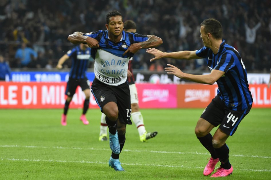 Inter gana el clásico de Milán con gol de Fredy Guarín