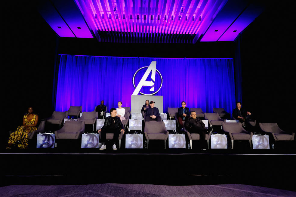 Víctimas de Thanos fueron homenajeadas con sillas vacías en promoción de «Avengers: Endgame»