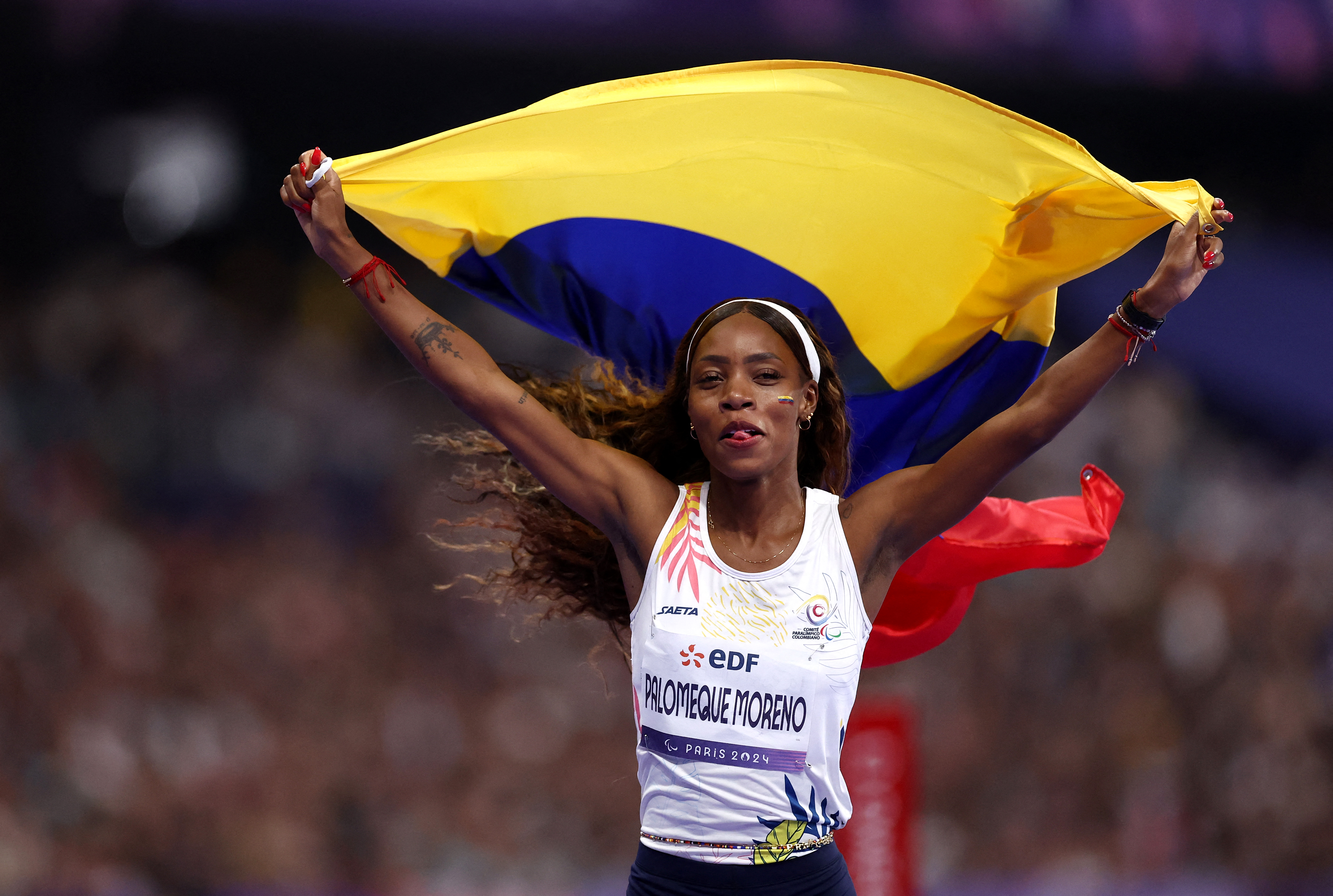 Karen Palomeque, la gran figura de Colombia en los Juegos Paralímpicos.