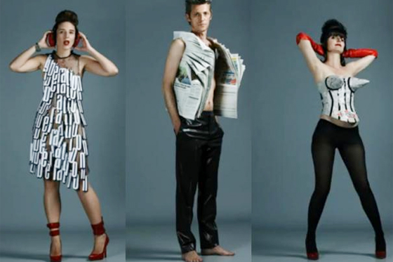 Gaultier hace moda con el diario Libération
