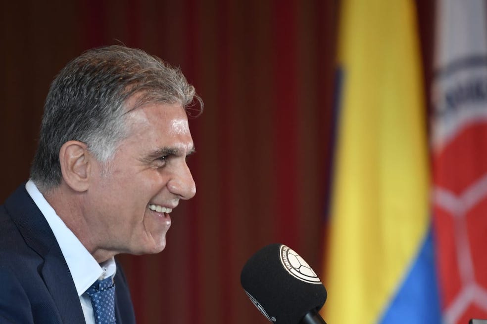Así le fue a Carlos Queiroz con la selección de Colombia