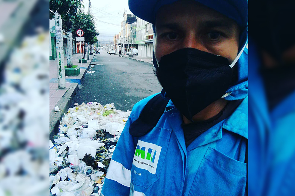 Este es el estado en el que Jose encuentra las calles.