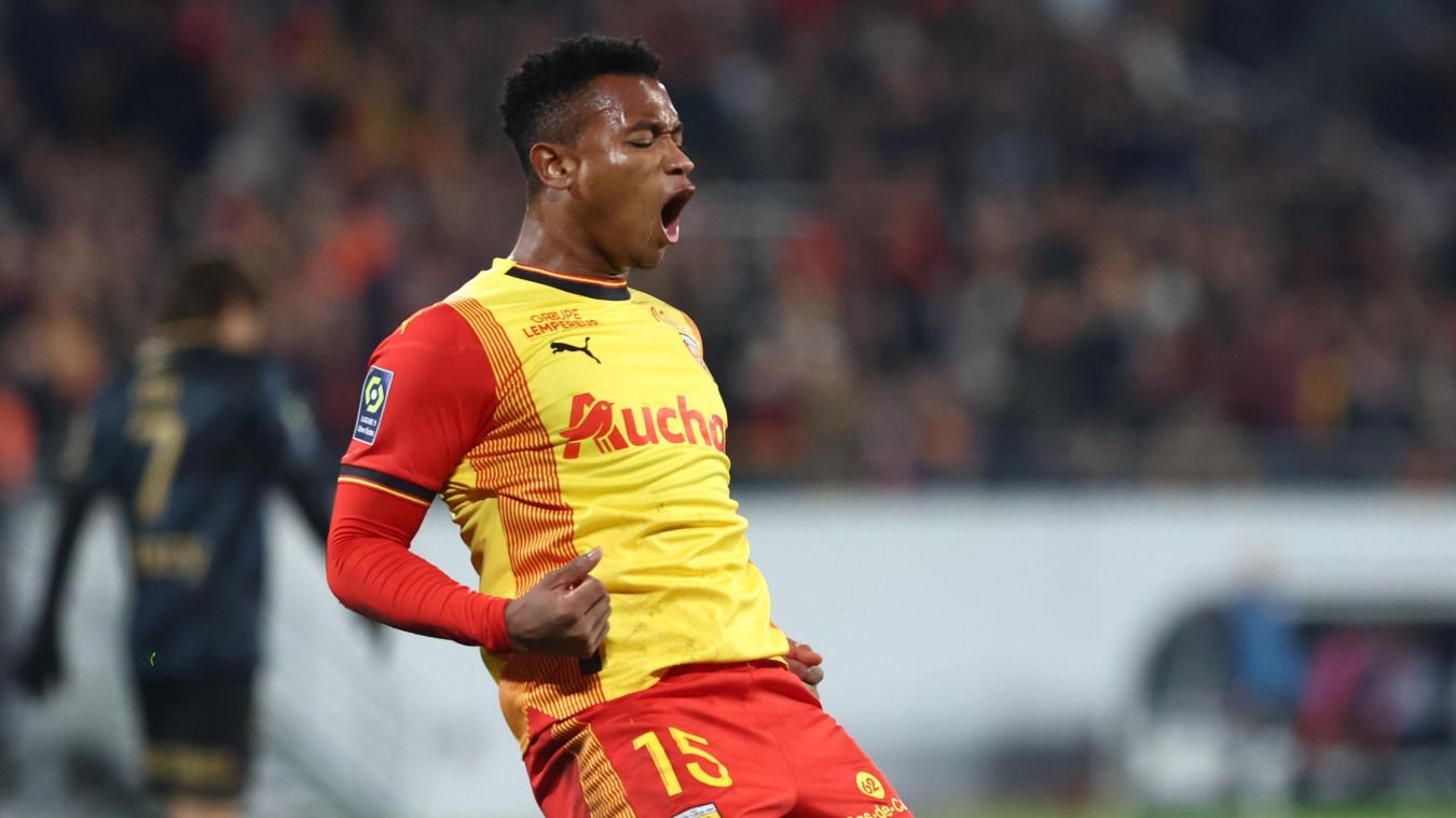 Así fue el primer gol de Óscar Cortés con el Lens: video