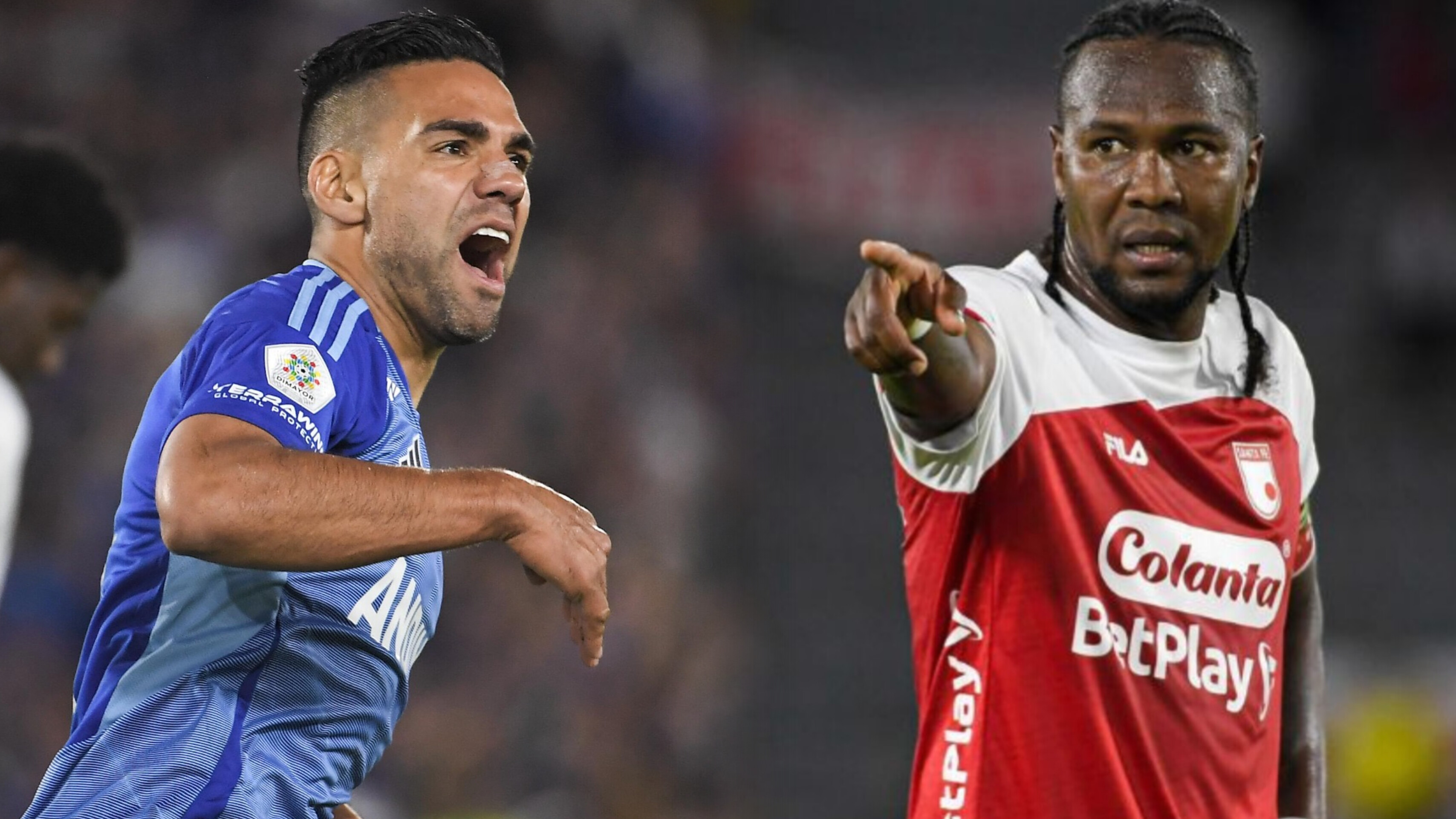 Falcao y Rodallega, los goleadores que tienen ilusionada a toda Bogotá