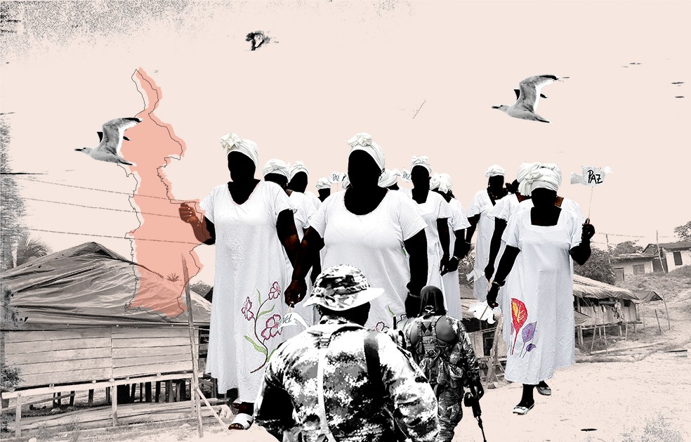 Las mujeres en Chocó están amenazadas por el conflicto entre el Clan del Golfo y bandas criminales.