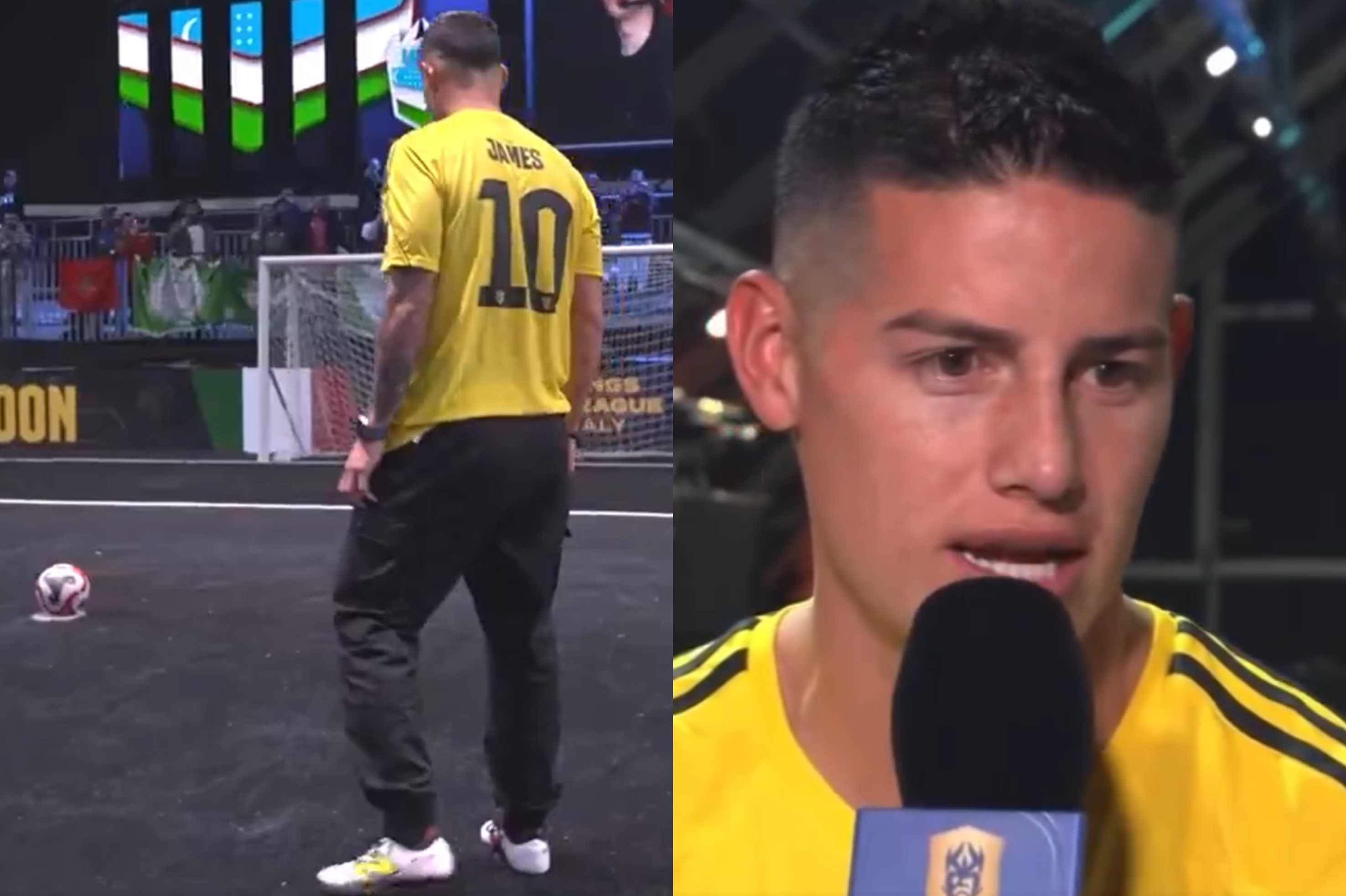 A James Rodríguez le taparon el penalti en el Mundial de la Kings League: video
