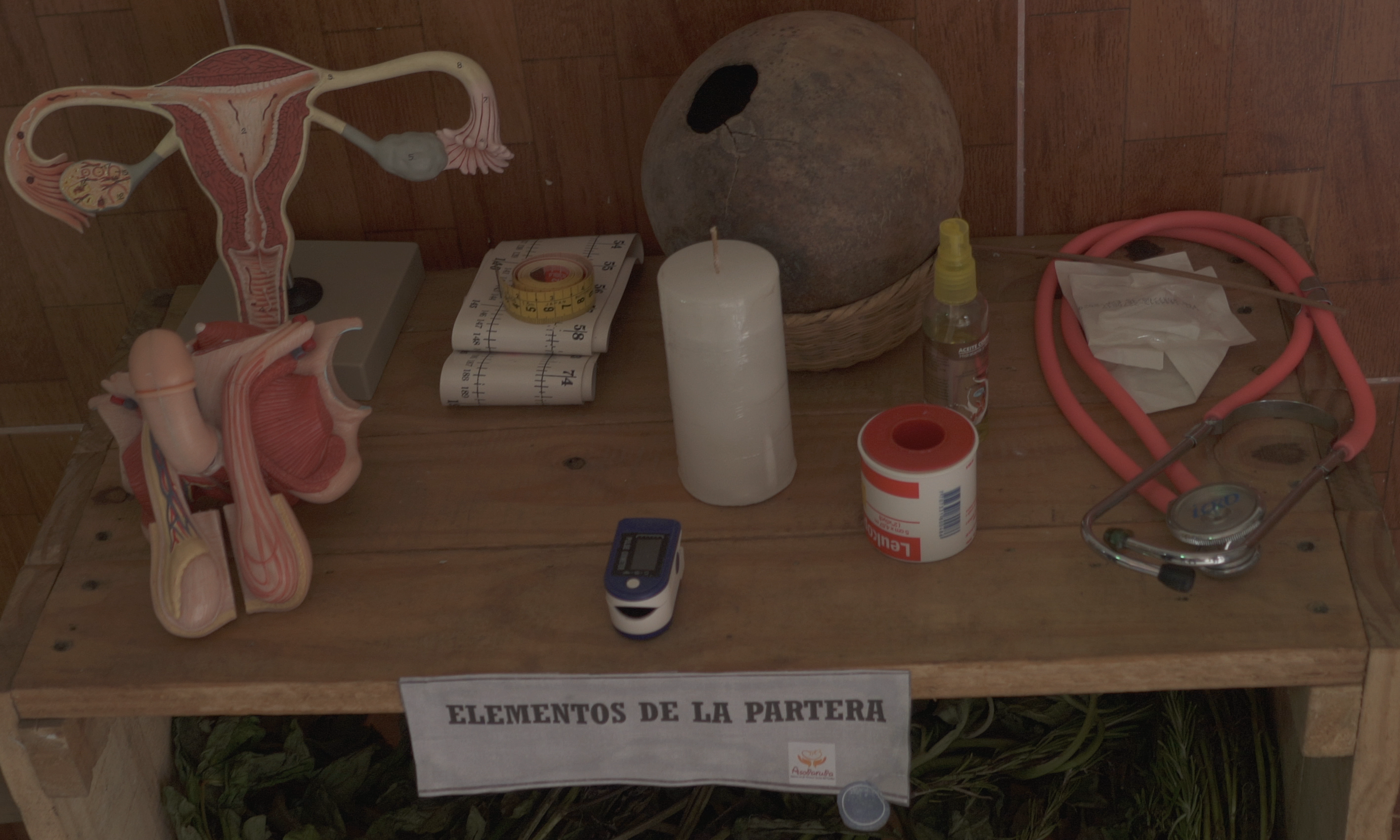 La campana de pinart, el estetoscopio, gasas, guantes y tapabocas son algunos de los elementos que usan las parteras tradicionales.