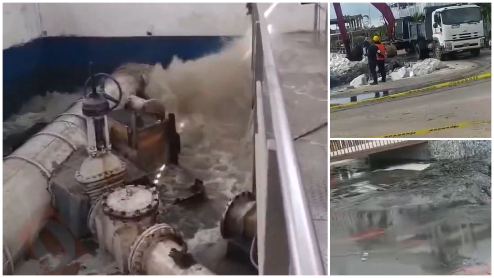 Daño en estación de bombeo de aguas residuales tiene en alerta roja a Santa Marta