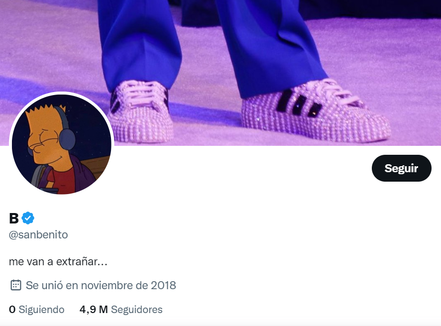 Bad Bunny reapareció en Instagram con un cambió físico muy pero